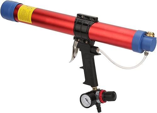 Pistola ad aria compressa per colla morbida 600 ml Pistola per sigillante per colla di vetro pneumatica - Honorern