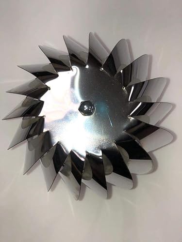 Comignoli girevoli, Cappello eolico Terminale per camini in acciaio inox, Base tonta…D120mm - Honorern