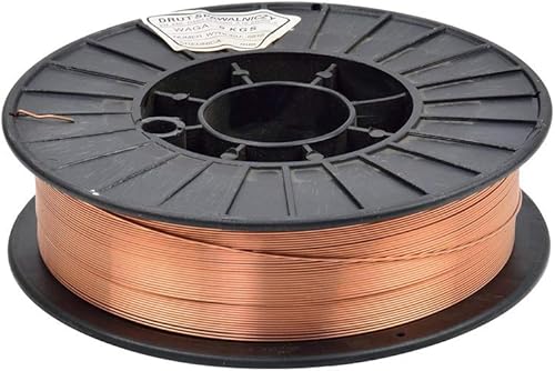BOBINA FILO RAMATO 0,8 mm KG5 SALDATURA A GAS ACCIAIO SALDARE SALDATRICE 5 KG - Honorern