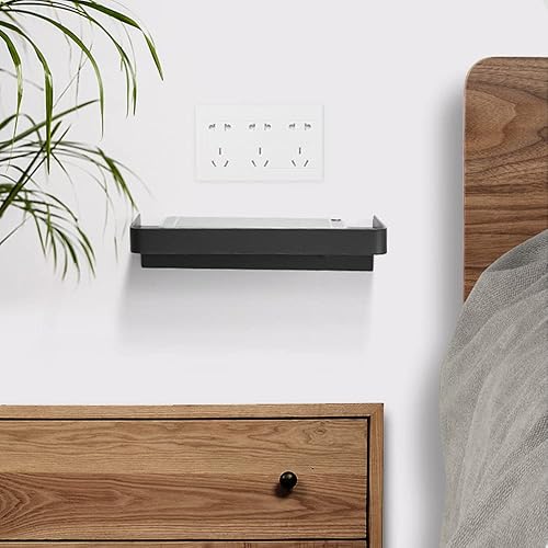 Mensola per Doccia Senza Foratura SUS 304 Acciaio Inox Autoadesivo Montaggio a parete Mensole Bagno Durevole Bagno Organizzatore Accessori(Spazzolato,19CM) - Honorern