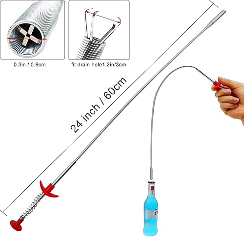 Strumento flessibile per raccogliere i capelli, 60 cm - Honorern