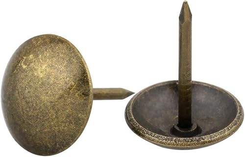 Chiodi Antichi Mobili Bronzo Per Tappezzeria Decorazione Scatola DIY 100 Pezzi 13x17mm - Honorern