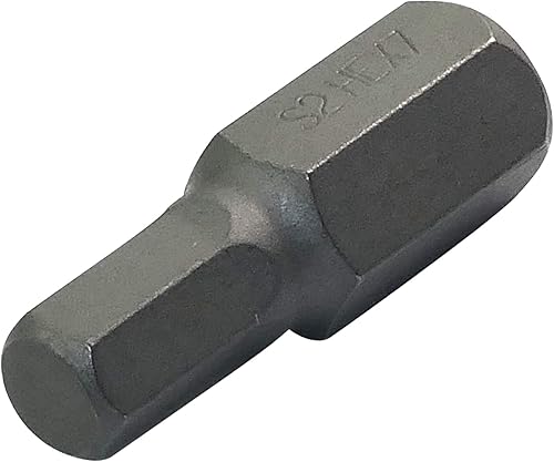 Set di 5 Punte di avvitatore esagonale 8mm/Allen 6 lati - L30mm 3/8''(10mm) - per cacciavite/portapunte - per vite Allen 6 lati - Ferramenta/Utensile manuale - Acciaio S2 - C45892 - Honorern