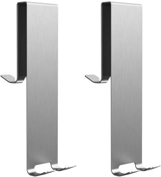 Ganci per Porta Doccia Gancio Accappatoio Doccia Sopraporta in Vetro per Bagno, Appendiabiti per Porta Senza Perforazione per Porta Doccia in Vetro Senza Telaio, 2 Pezzi - Honorern