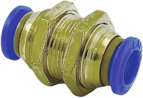 Passaparete Innesto Rapido Pneumatico per Tubo 8 mm Filetto M16 - Conf.10 pezzi - Honorern