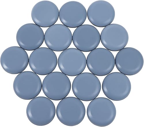 20 Pezzi Guide Mobili Autoadesive Guide Mobili Rotonde Teflon Cursori Mobili Impieghi Gravosi Diametro 30MM Tappetini Mobili Spostamento Mobili Protezione Pavimento - Honorern
