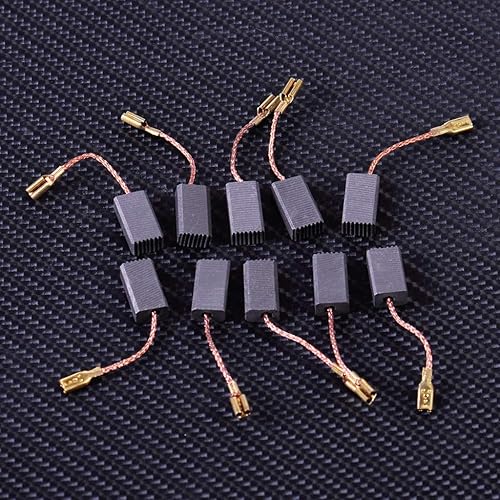 10 Pezzi di Ricambio per spazzole di Carbone per Bosch GWS 580 GWS 850 C GWS 7-115 GWS 8-125 GWS 9-150CS GWS6-100 D11 - Honorern