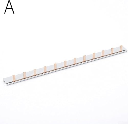 1 pettine di alimentazione, splitter orizzontale, 12 moduli, 63 A, 230 V, grande capacità, per DPN, riducendo i tempi di installazione per elettricisti (A) - Honorern