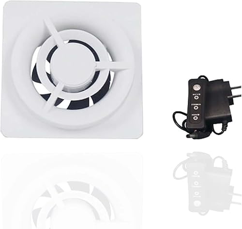 Ventilatore da Bagno con Il governatore 50 mm / 2 Pollici per Bagno e Cucina, Estrattore Aria 2 W, Silenzioso Ventilatore di Scarico, Alta efficienza 25 m3/h, 50mm - Honorern