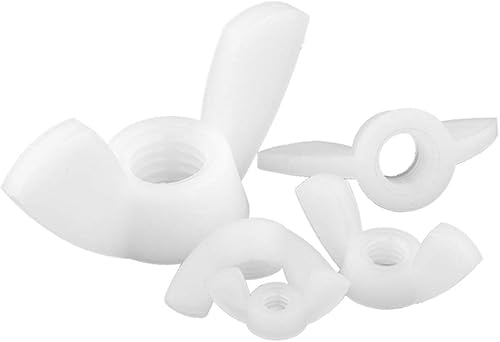 10-40Pz Ferramenta Elementi a Fissaggio Nylon Dadi ad Alette Galletto Viti Tappo Bulloni Mano Serrare Plastica Dadi a Farfalla M3-M12 - Honorern