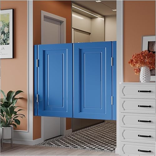 Porte A Battente per Bar, Porta A Battente per Interni in Legno Massello, Porte A Battente per Saloon Bar, Porta A Battente per Interni,Blu,130X90cm51X35.4in - Honorern