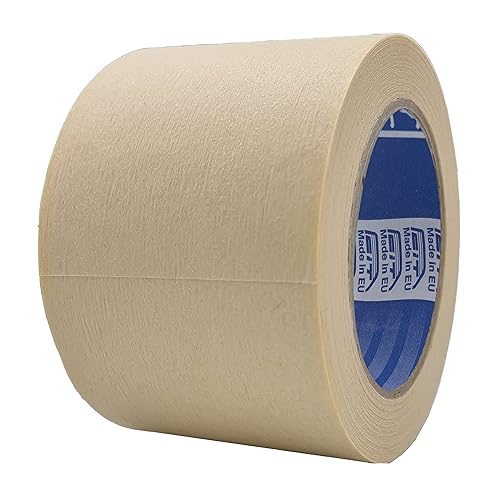 Nastro per mascheratura 75 mm, verniciatura, nastro carta per pittura, resistente fino a 60°C, 75 mm x 50 m - Honorern