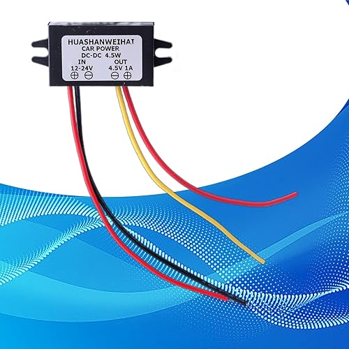 Convertitori da 12 V-24 V a 4,5 V per auto tensioni da 12 V a 4,5 V regolatore di tensione convertitori con fibbia alimentatori - Honorern