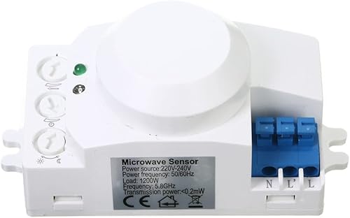 WANGCL 5,8 GHz HF sistema LED microonde sensore di movimento 360 gradi sensore di movimento sensore di movimento KKRper - Honorern