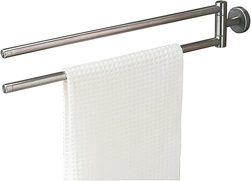 Tiger Boston Portasciugamani a 2 Bracci, Acciaio Inox Lucidato, 5 x 9,5 x 51 cm - Honorern