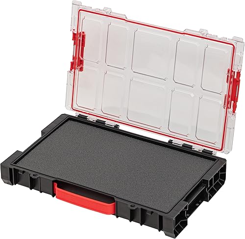 Organizzatore Porta Utensili Vuoto Organizer Scatola Di Assortimento 452 x 296 x 79 mm Nero Rosso PRO Organizer 100 MFI - Honorern