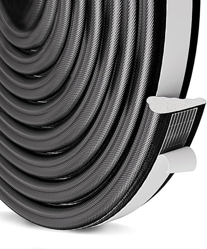 MeYuxg Guarnizione a Spazzola,10m(L)*9mm(W)*9mm(H),Guarnizione a Spazzola Autoadesiva per Tapparelle,Porte Scorrevoli e Armadi per Protezione da Insetti, Polvere e Isolamento Acustico(Grigio) - Honorern