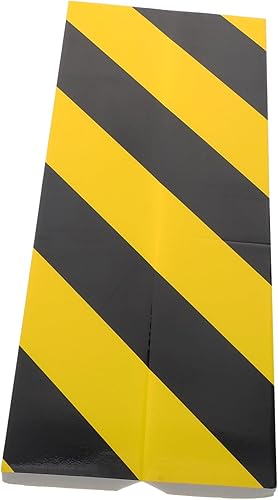 4pezzi Protezione Garage Muro Schiuma Paracolpi Per Angoli E Colonne Protezione Per Pareti Di Garage Assorbimento Urti Per Auto E Strutture Facile Da Usare Alta Visibilità Nero - Honorern