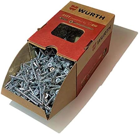 Würth ASSY 4 CSMP - Vite per truciolato 4,5 x 70 mm, 200 pezzi, in acciaio zincato, passivato, filettatura parziale, testa a svasatura, RW 20 nuova generazione - Honorern