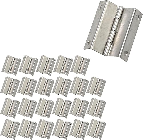 24 cerniere a doppia curva da 3,5 cm, per piccole cassette di raffreddamento del vino o altri armadietti. - Honorern