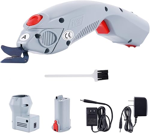 MXBAOHENG WBT-1 tessuto elettrico forbici forbici cesoie di taglio elettrico portatile tessuto cutter macchina (2 teste di taglio (A+B)) - Honorern