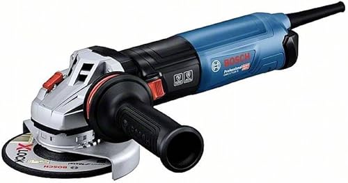 Bosch Professional Smerigliatr. angol. GWS 17-125 S (1700 Watt, imp. suppl., Cuffia di prot., Cuffia di prot.Antitaglio con Clip, Filtro polv.,Chiave a Due Perni, Flangia mont., Dado serr., conf.cart) - Honorern