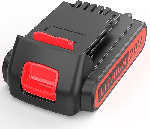 ASUNCELL LBXR20 - Batteria sostitutiva al litio da 18 V/20 V, 3,5 Ah, per Black & Decker 18 V LBX20 BL2018 LBXR20 LBXR20-OPE LBXR2020 LBXR20 LB2X4020 per batterie Black & Decker 18 V - Honorern