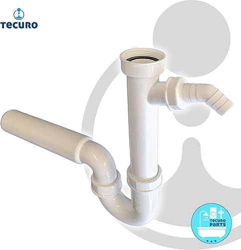 tecuro scarico sifone del sifone – con Ø 50 mm uscita all' indietro - Honorern