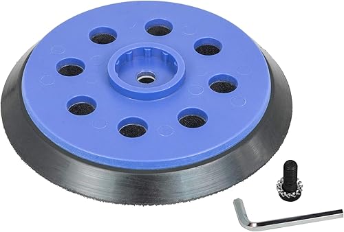 Platorello 125mm per Bosch GEX 125-150 AVE Professional - 8-Fori Disco abrasivo - medio/duro - DFS - Honorern