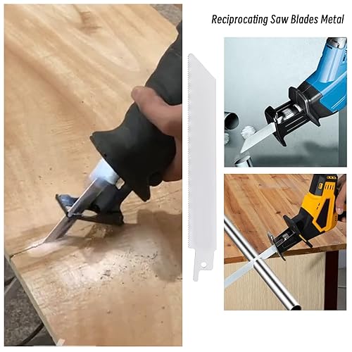10PCS S922EF Lame per Seghe Alternative Metallo 18TPI 150mm BIM Sabre Lame per Taglio Metallo Passo 1,4 millimetri Dente Accessori Utensili Elettrici - Honorern