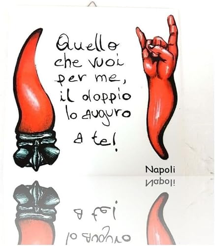 Trade Shop - Quadretto Piastrella Decorativa Porta Fortuna Ceramica Quello Che Vuoi per - Honorern