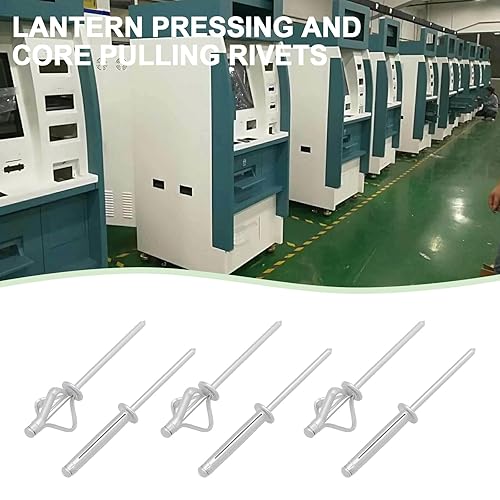 100 Pezzi Rivetti A Testa Larga Esplosiva A Tre Pieghe Rivetti A Testa Piatta Per Telaio Armadi Pannelli In Lamiera Porte E Finestre Veicoli 4x25mm - Honorern