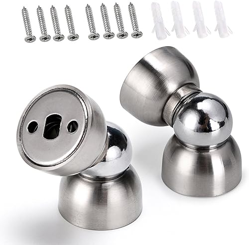 Set di 2 fermaporta magnetici in acciaio inox - Honorern