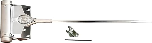 Chiudiporta a molla Automatico Regolabile - Spingiporta a molla in Alluminio per Tutti i tipi di Porte - h10 x l28 cm - Honorern