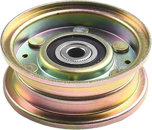 756-04224 Puleggia folle piatta, ricambio per tosaerba puleggia per trattori esterni 756-0981A puleggia folle in metallo diametro 3 1/8' - Honorern