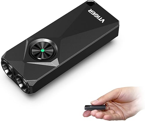 K1 Torce portachiavi,800 Lumen piccola luce piatta portatile,Mini torcia tascabile ricaricabile con clip,Compatto portachiavi LED Luci con magnete per Portare tutti giorni,campeggio,emergenza - Honorern