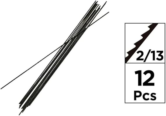 CABLEPELADO 12 pezzi - Lama per sega intarsiato, per sega intarsiata, lama per segatura, adatta per legno, misura 10/13 - Honorern