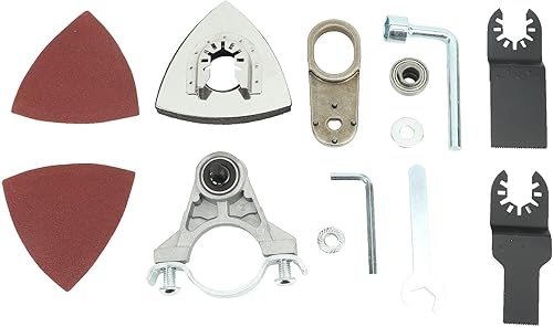 Set di Teste Universali Per Conversione Smerigliatrice Angolare, Kit Adattatore Per Testa Universale Per Conversione Smerigliatrice Angolare Multifunzione Strumento di Modifica Per Smerigliatrice Ango - Honorern