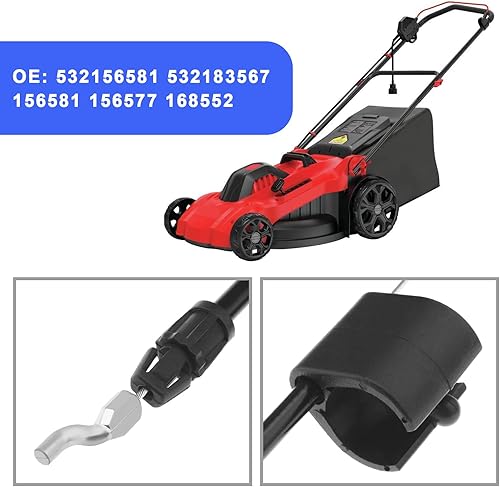 Cavo acceleratore di ricambio per tagliaerba 532156581 532183567 156581 compatibile con Husqvarna compatibile con cavo di controllo della trazione dell'acceleratore del tosaerba Poulan - Honorern