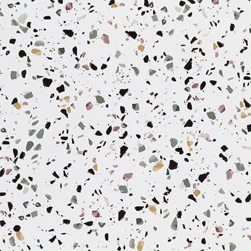 Arthome Terrazzo Pellicola Adesiva per mobili, 40cmx10m Autoadesiva Granito Carta da parati, Rimovibile pellicola Decorativa per cucina, controsoffitto, Adesivo in vinile impermeabile - Honorern