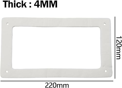 Guarnizione in fibra di ceramica, accessori di ricambio per aletta di ispezione MCZ, guarnizione isolante in fibra ceramica, 220 x 120 x 4 mm, 1 pezzo - Honorern