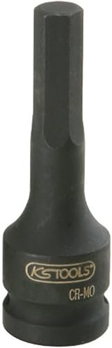 KS Tools 911.0929 Bussola per Avvitatori ad Impulsi per Viti a Esagono Incassato, Lunga, 12 mm, 1/2' - Honorern