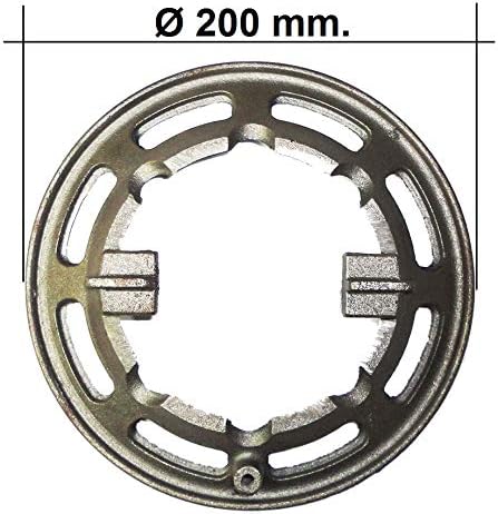 Argo griglia in ghisa per stufa a legna bruciatutto Super SL Ø 200 mm. K7142 - Honorern