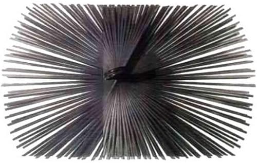 SCOVOLO CAMINI ACCIAIO RETTANGOLARE mm 300x250 - Honorern