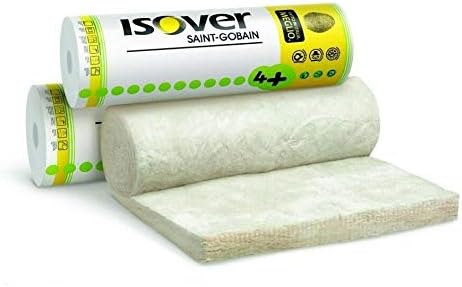 Pannello Arrotolato in Lana di Vetro 12 mq - Spessore 70mm - 2 Rotoli da 0,6x10 m -Isolamento Pareti Soffitto - Honorern