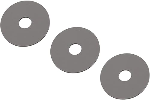 Confezione da 5 guarnizioni in gomma per valvole di scarico Roca Dual Flush WC – AH0007100R, nero, set di rondelle di tenuta per un funzionamento efficiente - Honorern