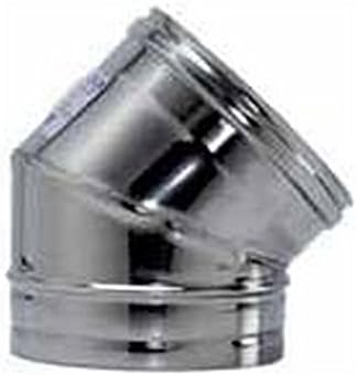 GOMITO IN ACCIAIO INOX 45° DIAM. CM. 14 - Honorern