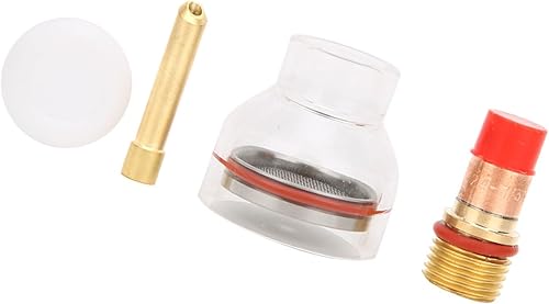 Torcia TIG Gas Lens Collet Body Glass Cup TIG Kit torcia per saldatura Accessori per WP-17/18/26 Accessori torcia Parti di ricambio Aghi di tungsteno Rondella di gomma (1.6mm) - Honorern