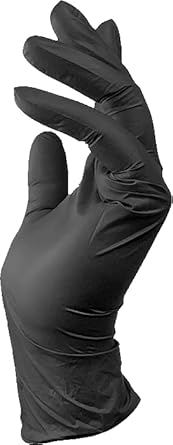 FOOD TOUCH Guanti in Nitrile 4 Grammi, ideali per Settore ALIMENTARE, Ho.Re.Ca, Estetica e Tatuatori, di Qualità Superiore (100, L) - Honorern