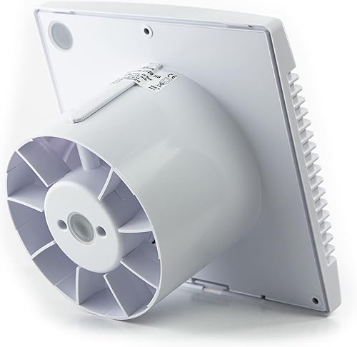 plumbing4home Cucina Premium Muro del Bagno ad Alto Flusso aspiratore 120 Millimetri con sensore di umidità - Honorern